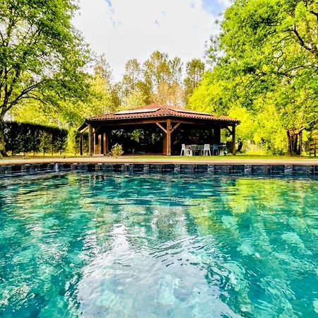 L Estanguet Maison Octogonale En Foret Rion-Des-Landes Dış mekan fotoğraf