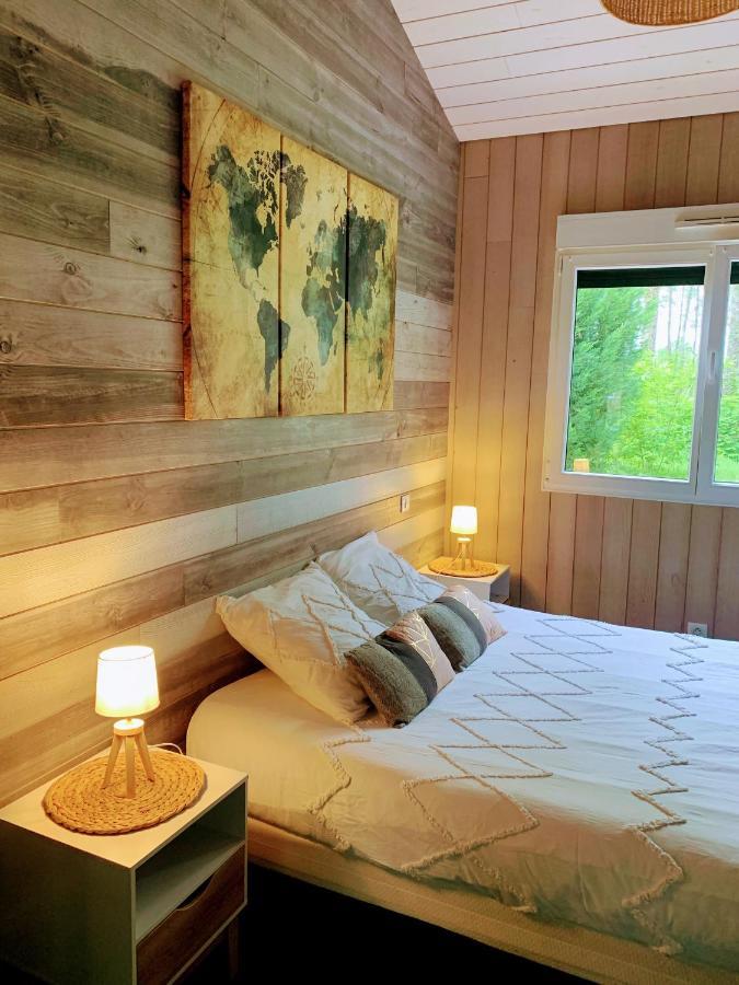 L Estanguet Maison Octogonale En Foret Rion-Des-Landes Dış mekan fotoğraf